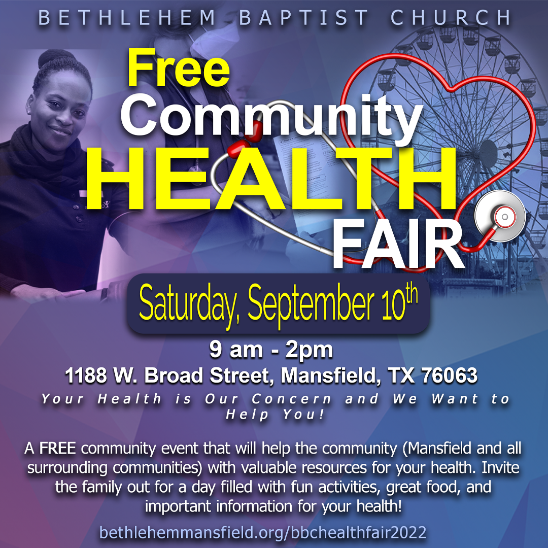 2022 Free Community Health Fair Bethlehem