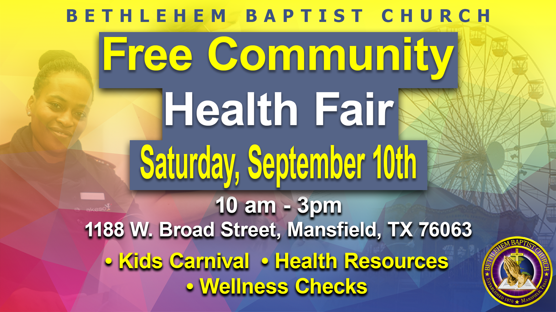 2022 Free Community Health Fair - Bethlehem